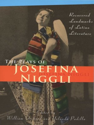 cover image of The Plays of Josefina Niggli